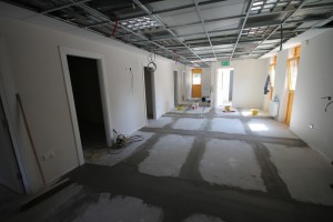 This is the new waiting room at Brayvet