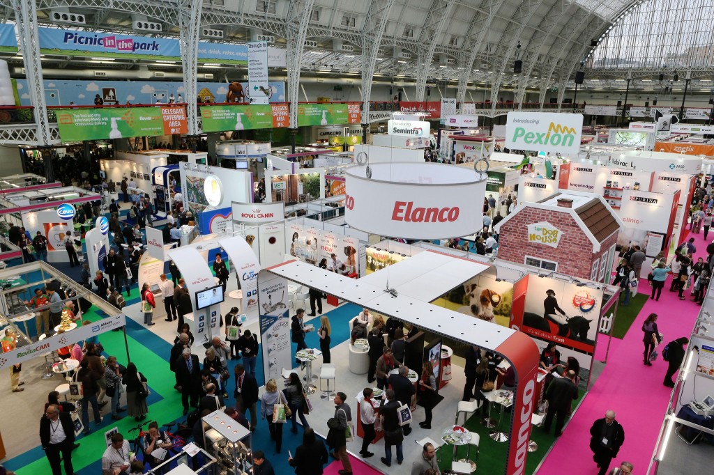 The commercial exhibition at London Vet Show